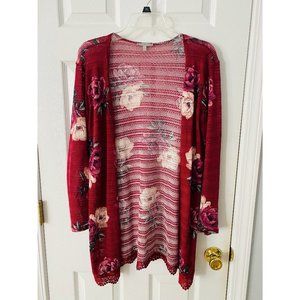 CHARLOTTE RUSSE Floral Cardigan